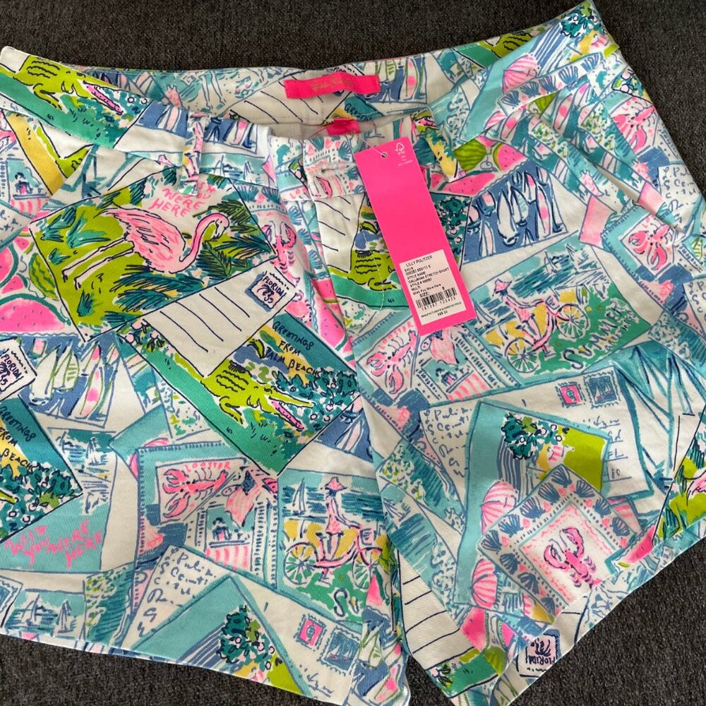 NWT Lilly Pulitzer Callahan Stretch Shorts Size 6